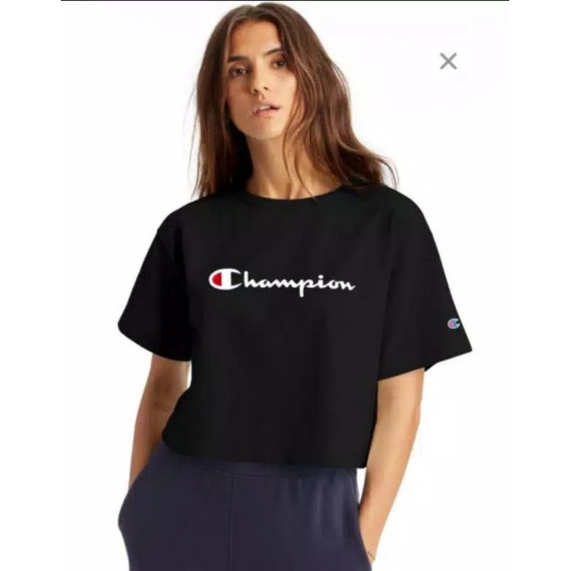 kaos champion crop tshirt