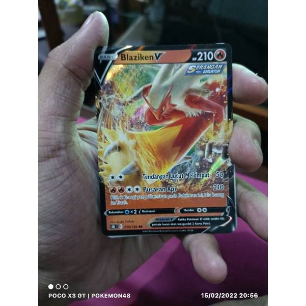 kartu pokemon bahasa Indonesia blaziken v