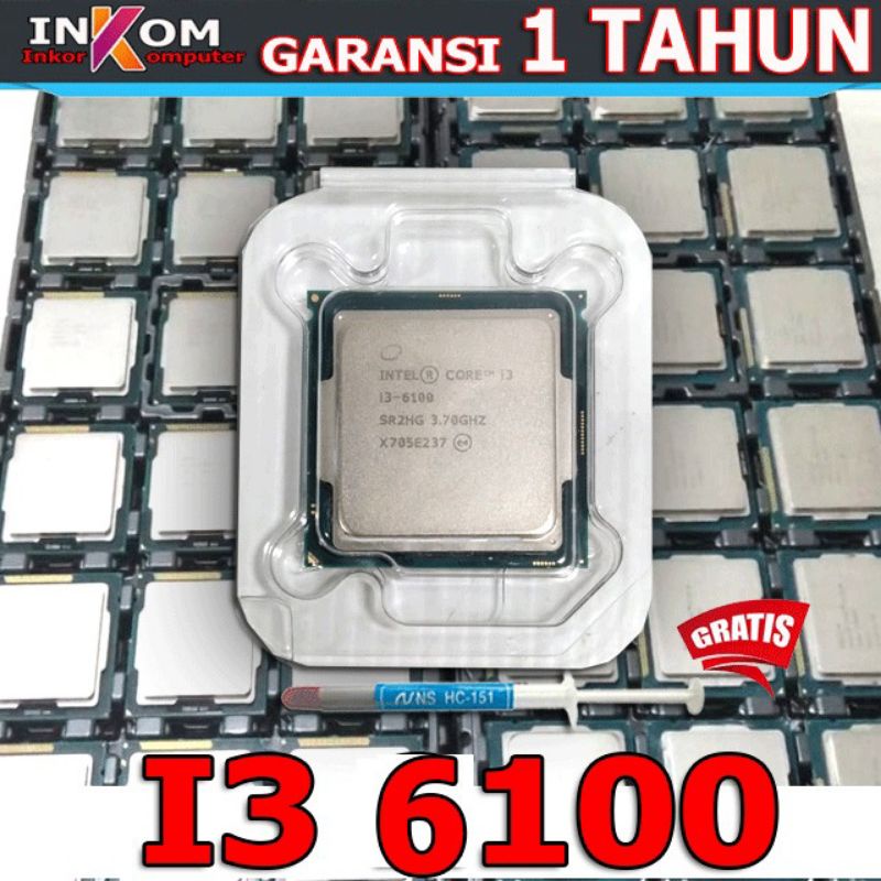 Processor Intel Core i3 6100 / i3 7100 LGA1151