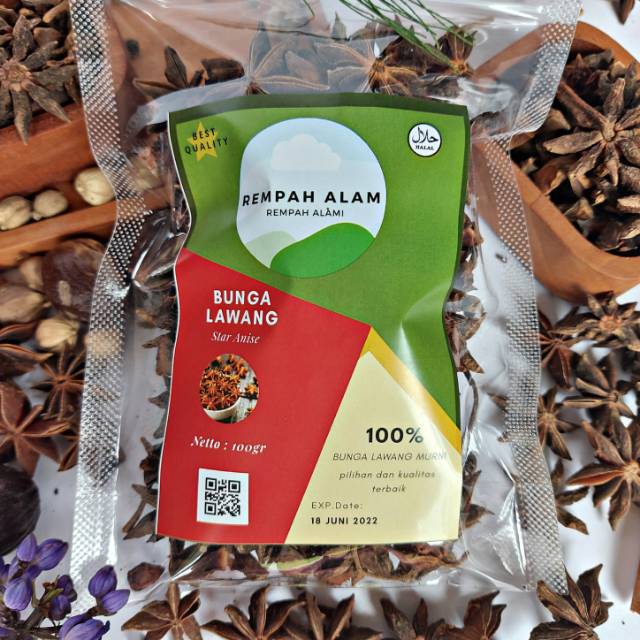 

50gr~100gr Bunga Lawang / Star Anise by REMPAH ALAM / Rempah / Bumbu / Bumbu Dapur