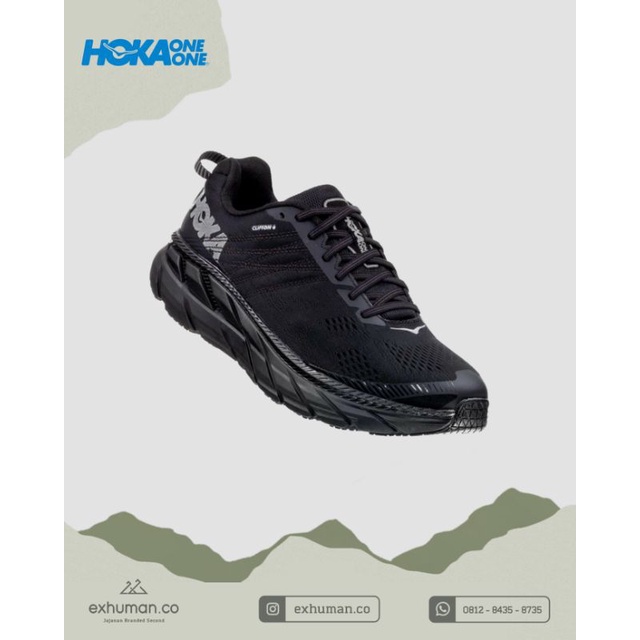 Hoka One One Men's Clifton 6 Full Black