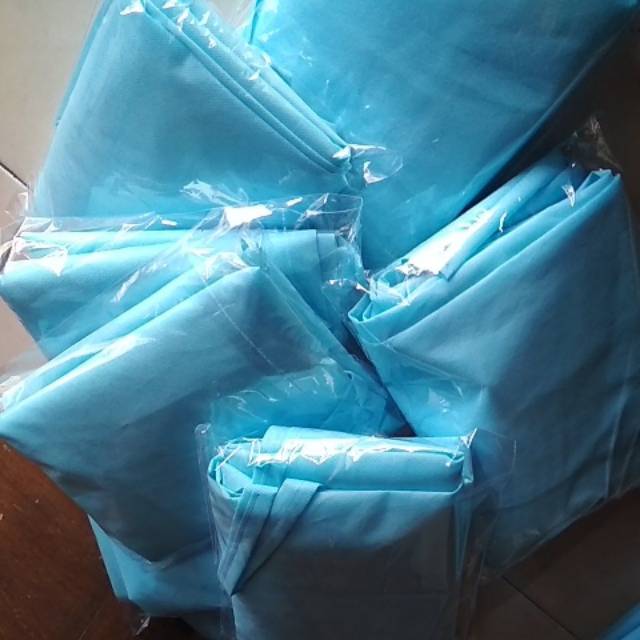 Surgical gown baju apd kimono tali blkg