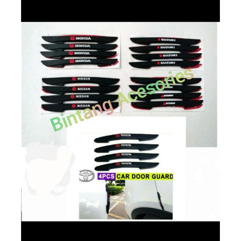 Door Guard Karet Pelindung Pintu Mobil AVANZA VELOZ 2019 2020 Hitam