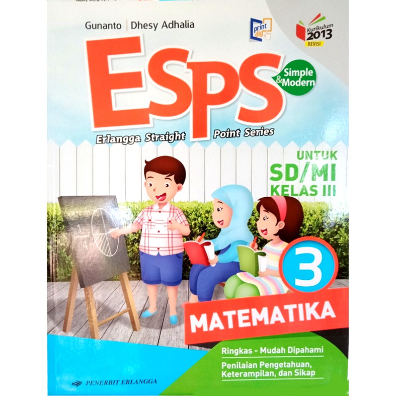 Buku Pelajaran Sd Mi Esps Matematika Kelas 3 Kurikulum 2013 New Shopee Indonesia