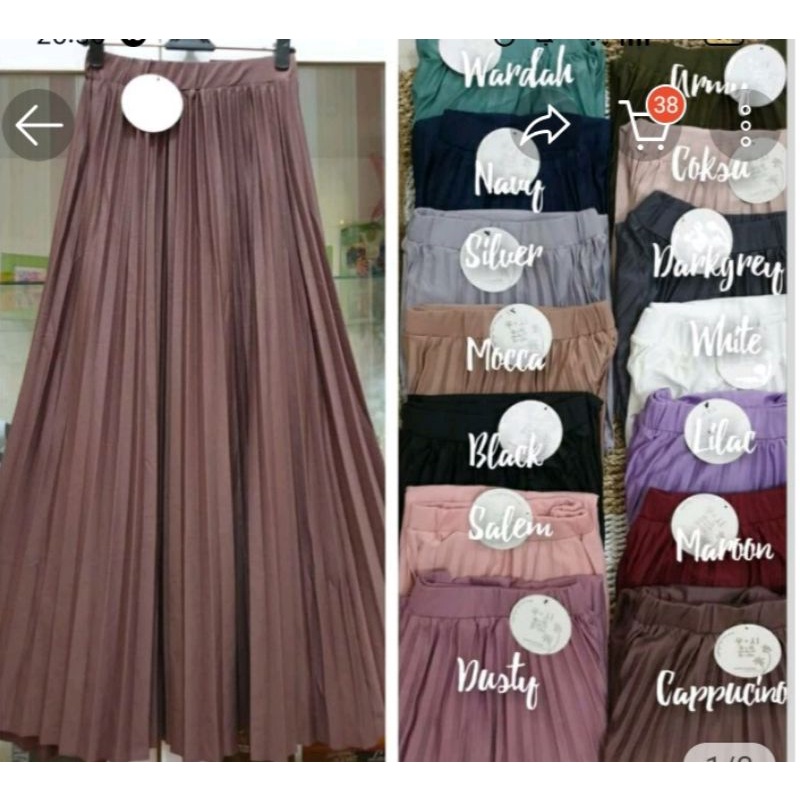 Rok plisket import by YueShi