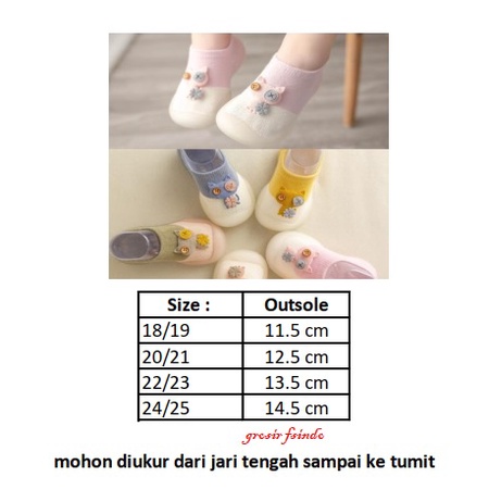 Sepatu skidder bayi LYME  SK15/ sepatu bayi belajar berjalan