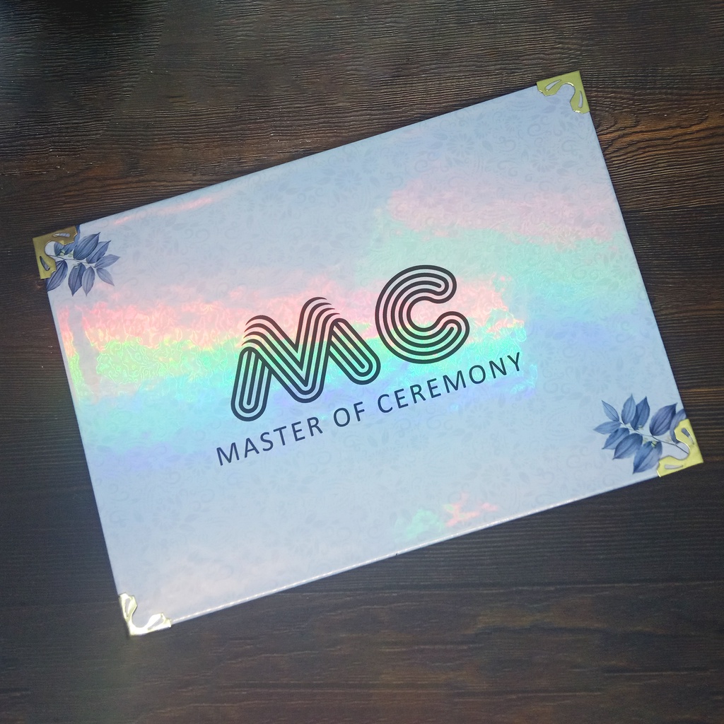 QCard MC Handmade HOLOGRAM A5 WATERPROOF Tebal CUSTOM Cue Card