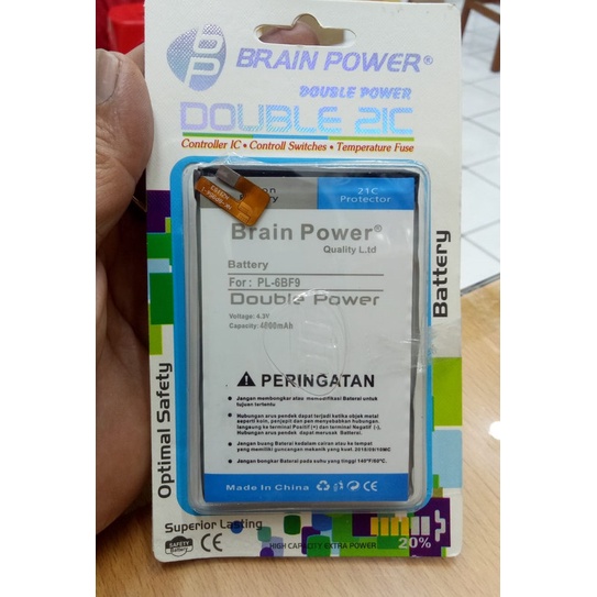 Battery Batere Batre Baterai Brain Power Polytron Zap 6 Power 4G 502 PL-6BF9 PL6BF9 - 85