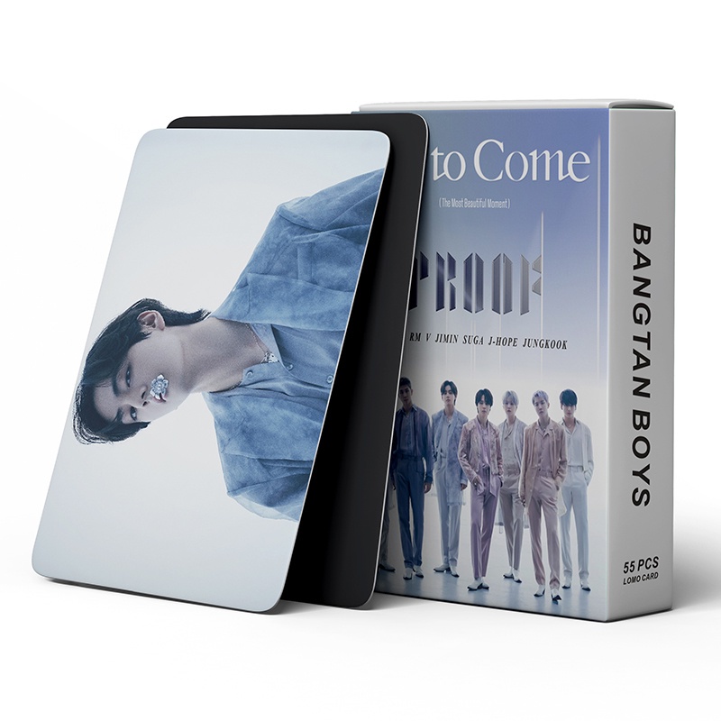 55pcs / Kotak Kartu LOMO Foto BTS Album V JIMIN