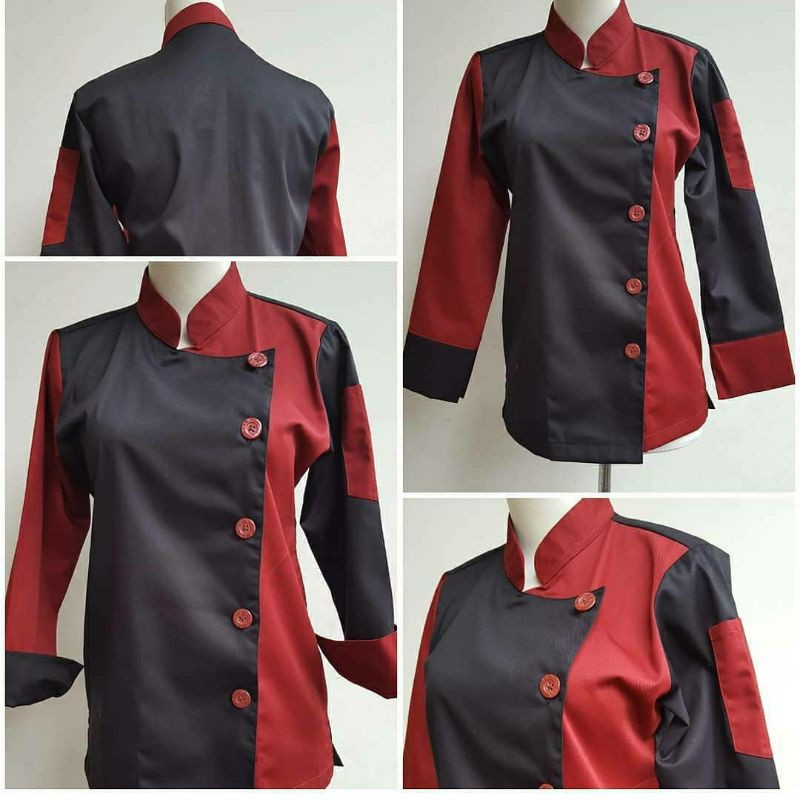 Baju chef/chef jacket perempuan