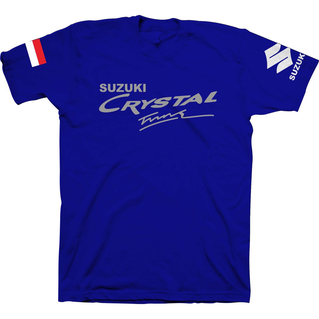 Kaos Suzuki Crystal 2tak Two Stroke Lengan Pendek dan Panjang