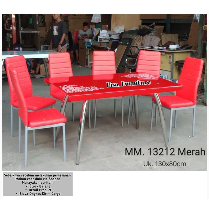 Meja Makan|Meja Makan Kaca|Meja Makan Kaca 4 Kursi|Meja Makan Kaca 6 Kursi|Meja Makan Kaca Minimalis