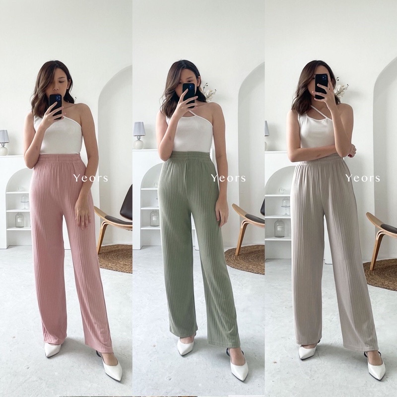 MIYU KULOT RAJUT | CELANA RAJUT | KNIT PANTS