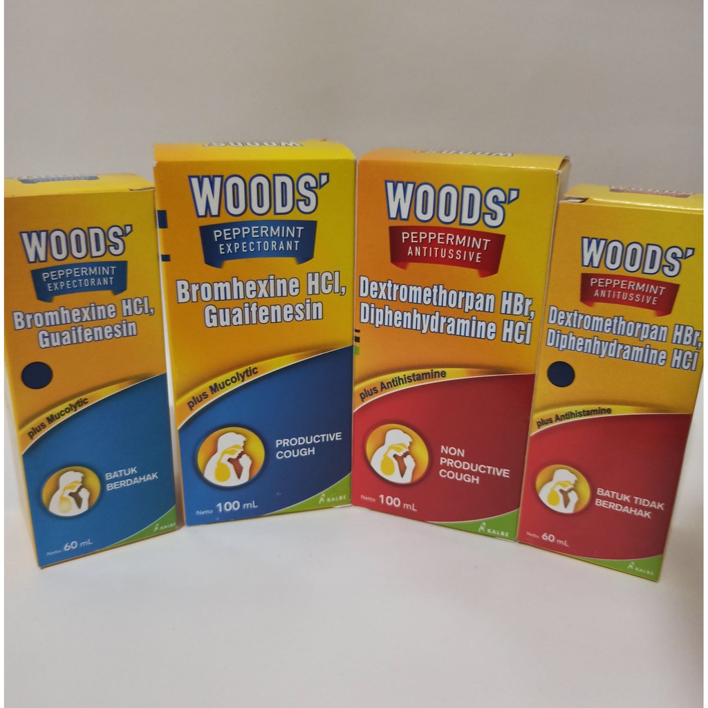 WOODS OBAT BATUK / OBAT BATUK TIDAK BERDAHAK / OBAT BATUK BERDAHAK