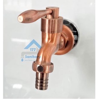 Kran Taman Onda Rose Gold F900 - Keran air Tembok Mesin Cuci Antik Brass Minimalis RG