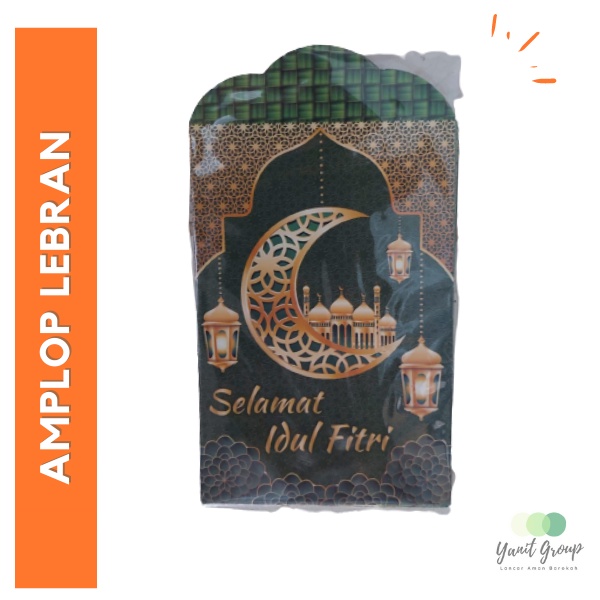 Amplop Lebaran Motif Ukuran 11 x 7 cm