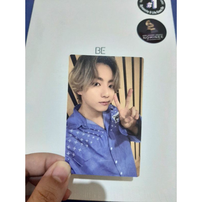 PHOTOCARD LUCKY DRAW BE ESSENTIAL JUNGKOOK SOUNDWAVE PC LD JK
