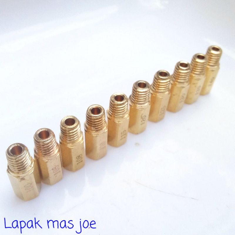 Spuyer Main Jet Karburator Sepuyer Mainjet Carburator MJ Karbu PWK PJ PWM Sudco Keihin Isi 10pcs/set-2