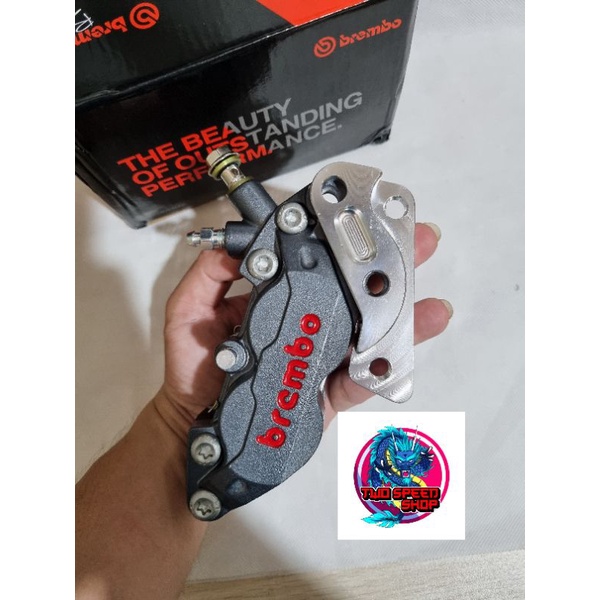 kaliper brembo monoblok 4 piston 4p big pot plus breket monoblok big pot vixion r15 rx king nouvo-2