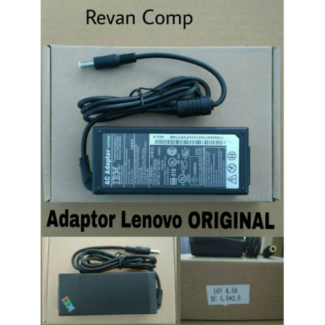 Adaptor Lenovo 16V 4.5A