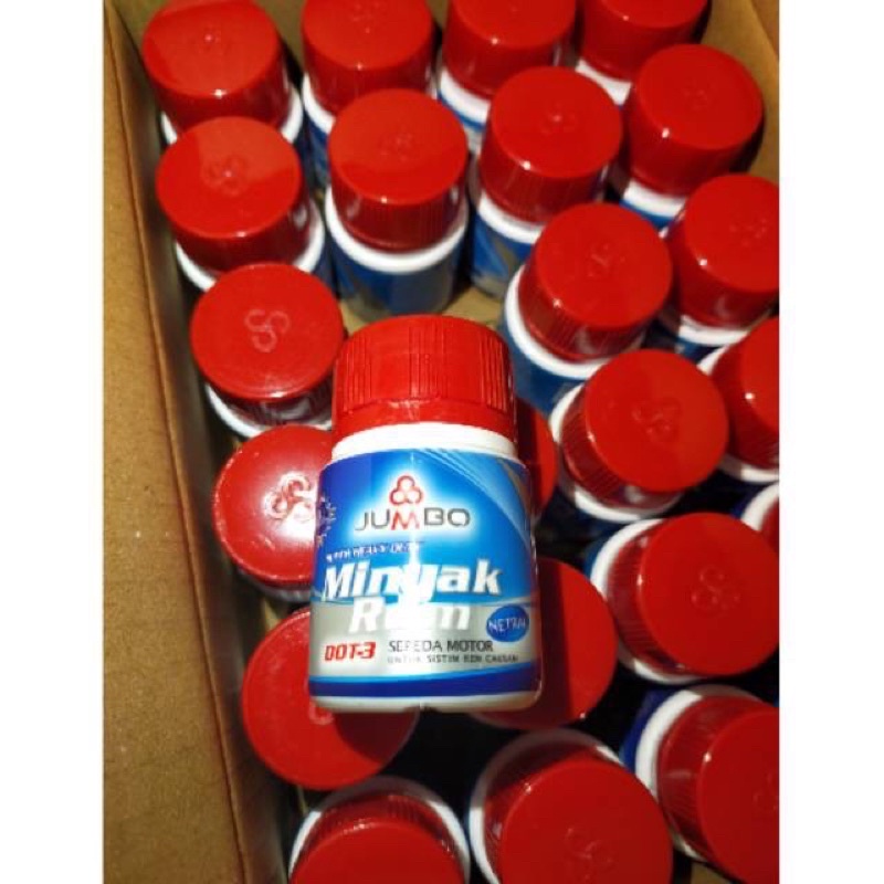 Minyak Rem Motor, Brake Fluid Dot 3 Merah 50ML