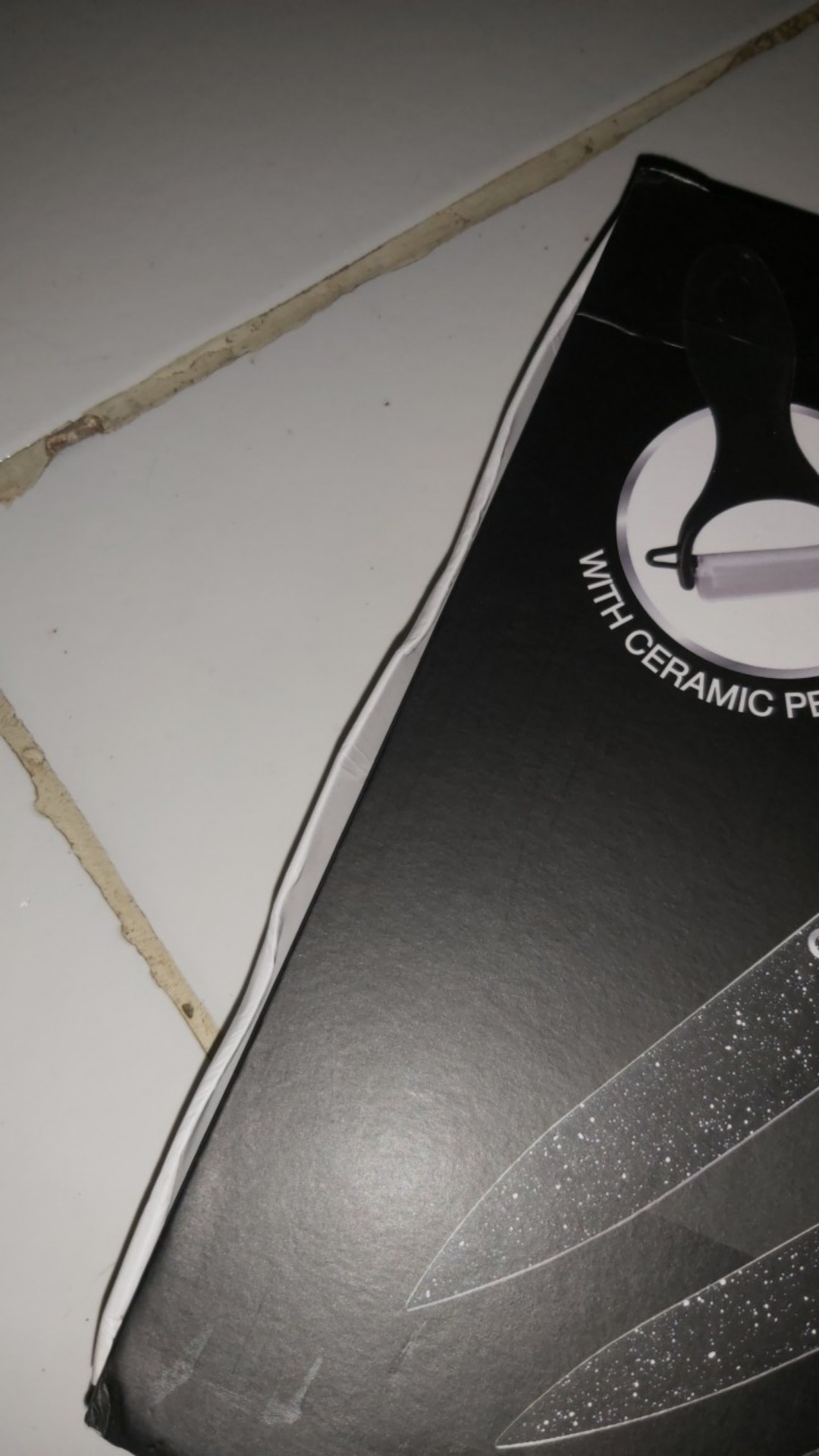 Oxone Black Marble Knife Set Ox-605 Pisau Set 100% Original