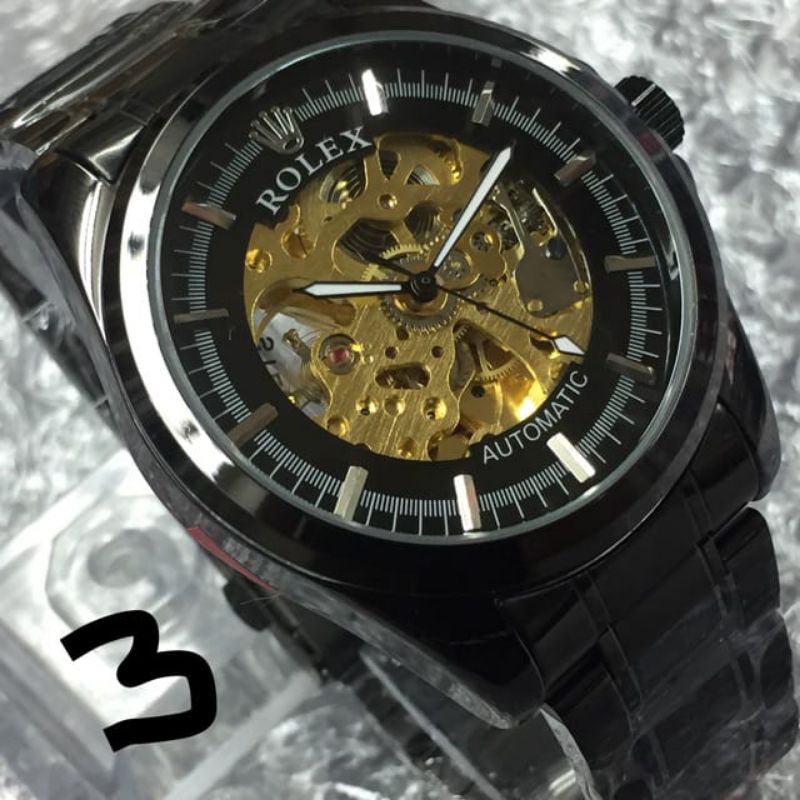JAM TANGAN RoleX Automatic FULL STAINLESS STEEL WATER RESISTANT / JAM TANGAN PRIA / JAM TANGAN ANALO