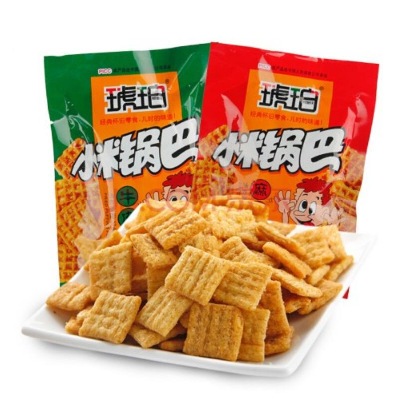 

號珀 小米锅巴 Xiao Mi Guo Ba Millet Rice Cracker - China Rice Cripsy 25gr