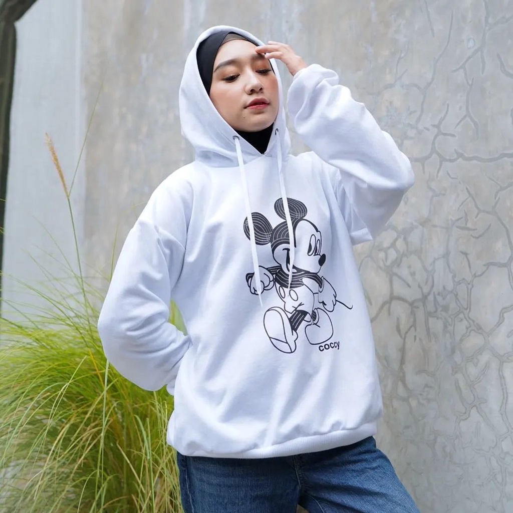 Hoodie Sweater MICKEY COCCY jaket wanita