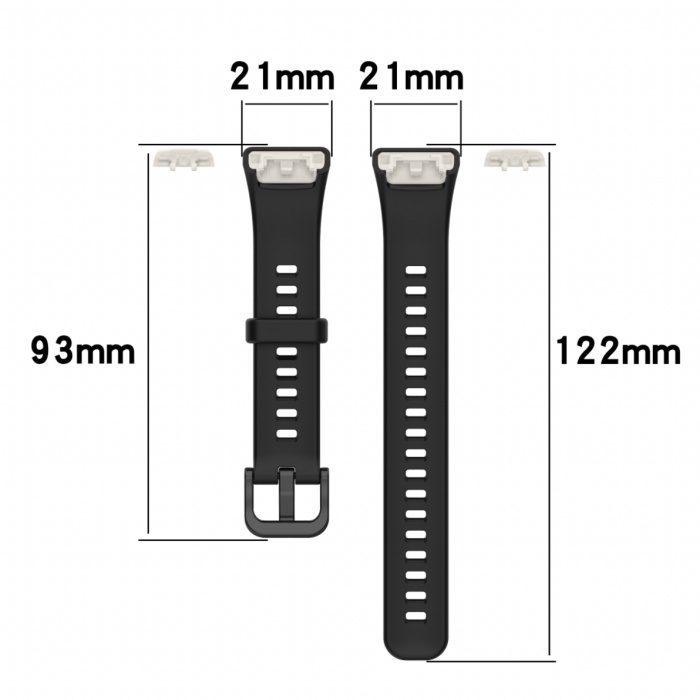 Tali Jam Honor Band 6 / Huawei Band 6 / Pro - Strap Rubber Silikon Replacement Band