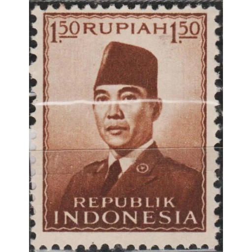 

Perangko Filateli Indonesia MNH 1v 1951 Presiden Soekarno 83
