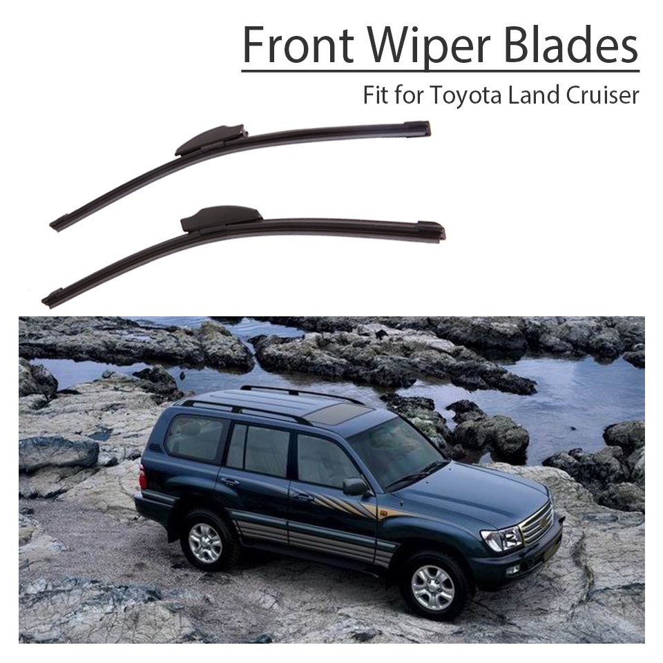 1 Set Karet Wiper Kaca Depan Mobil Untuk Toyota Land Cruiser 2015 2014 2013-2002