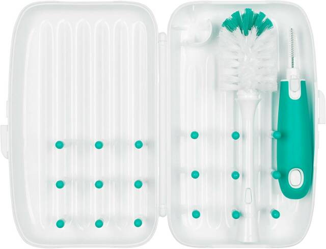 OXO Tot On-the-Go Travel Drying Rack with Bottle Brush / Pengiring Botol Oxotot