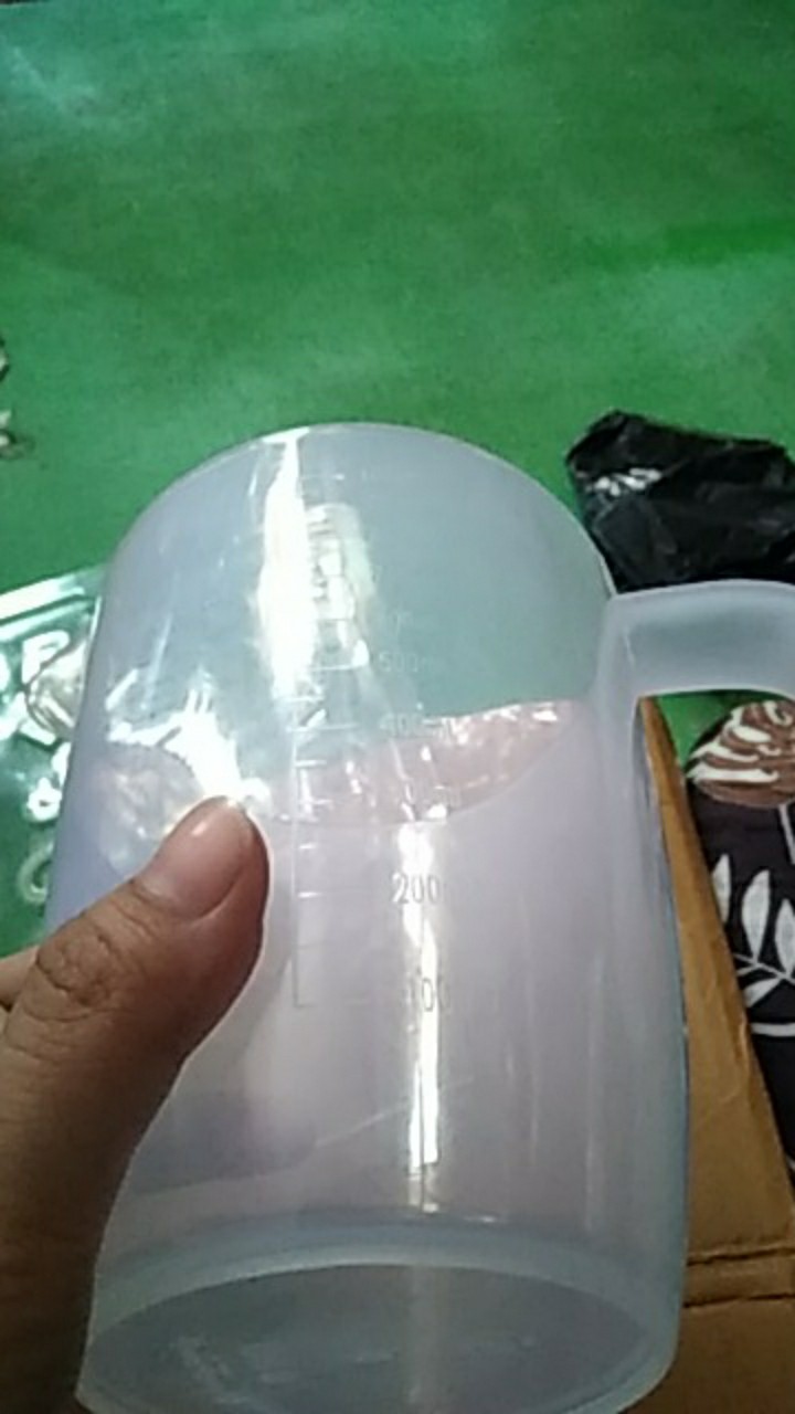 Gelas Ukur 1000ml Lucky Star Takar  Measuring Cup 1 Liter Takaran Santan Air Susu Murah  600gr