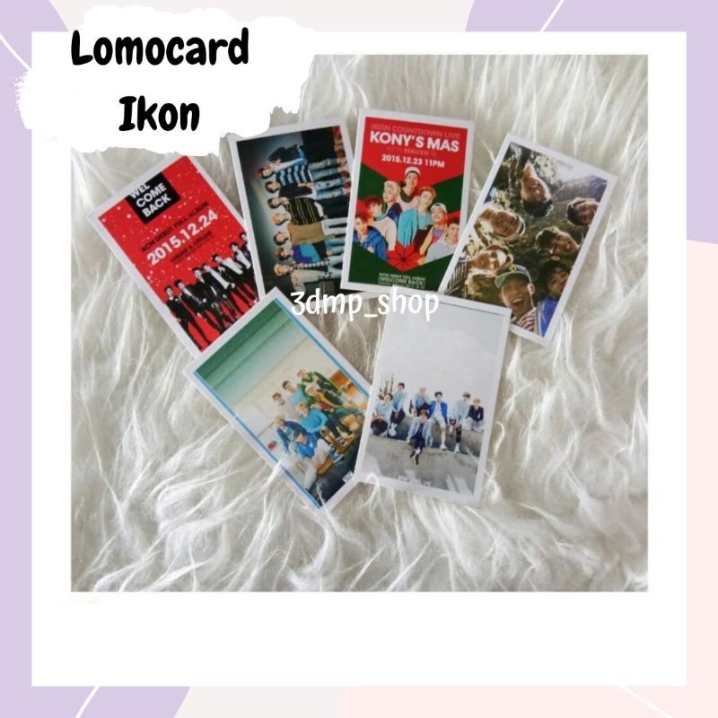 [30 lembar] Lomocard Ikon Kpop