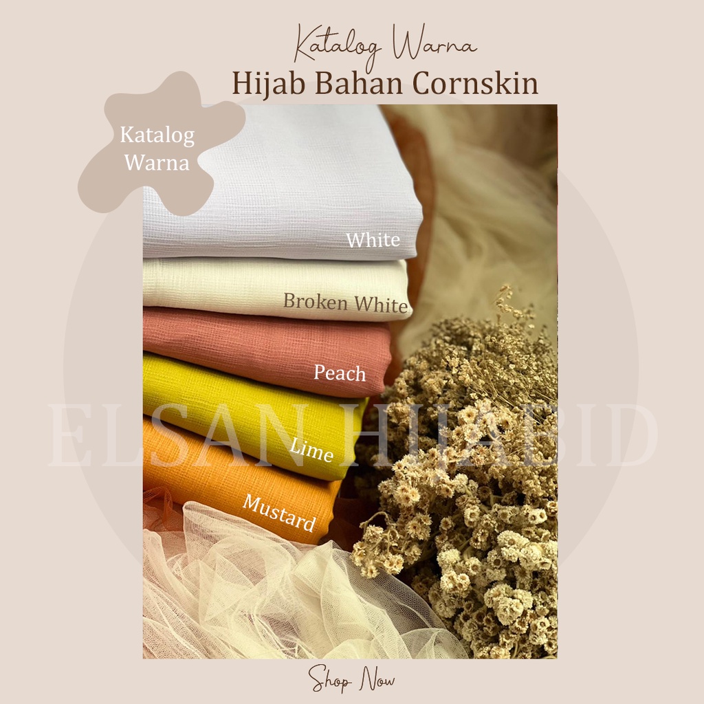 Segiempat Cornskin // Real pict warna sesuai katalog