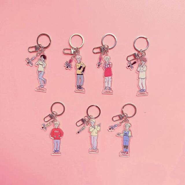 [READY] BTS WORLD - ACRYLIC KEYRING / GANCI BTS