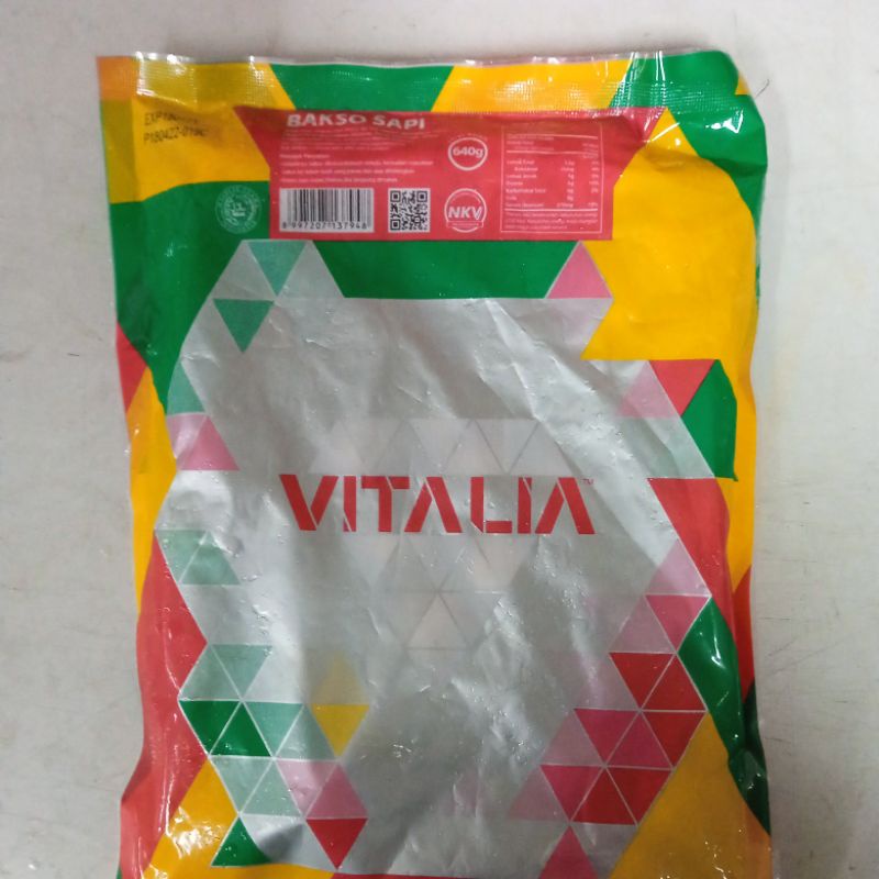 

BAKSO SAPI VITALIA 640 G isi 50