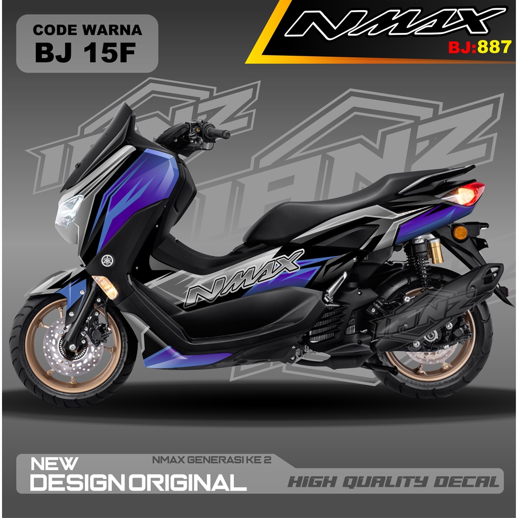 STICKER ALL NEW NMAX FULL BODI MOTOR / DECAL FULL BODY NMAX / DECAL STIKER FULL BODY NMAX / STIKER DECAL NMAX TERBARU