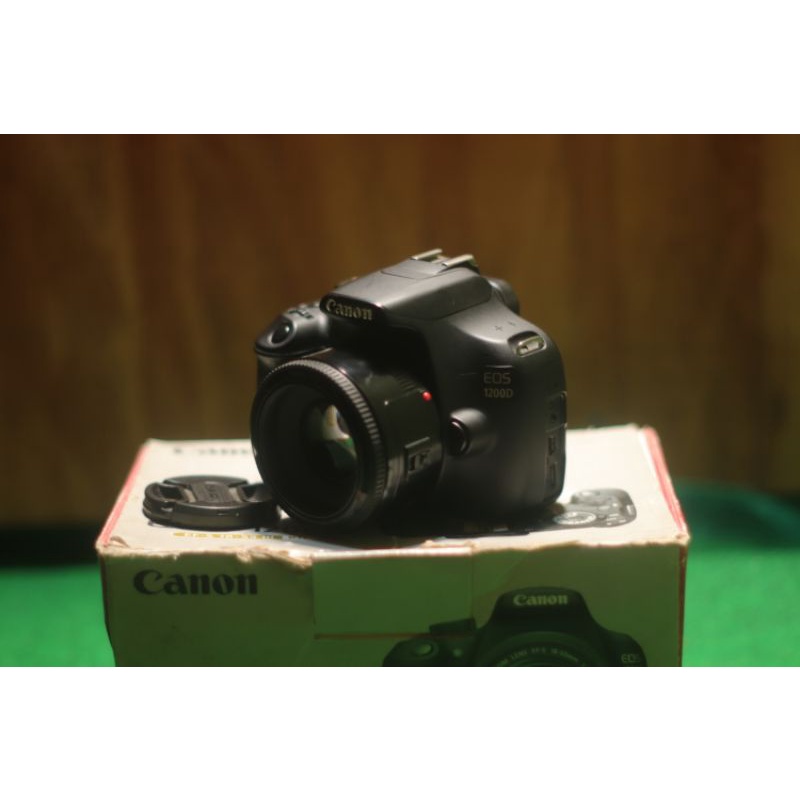 Canon 1200D lensa fix fullset normal
