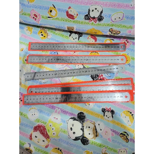 Penggaris BESI 30CM/GARISAN BESI/RULER-Besi Polos