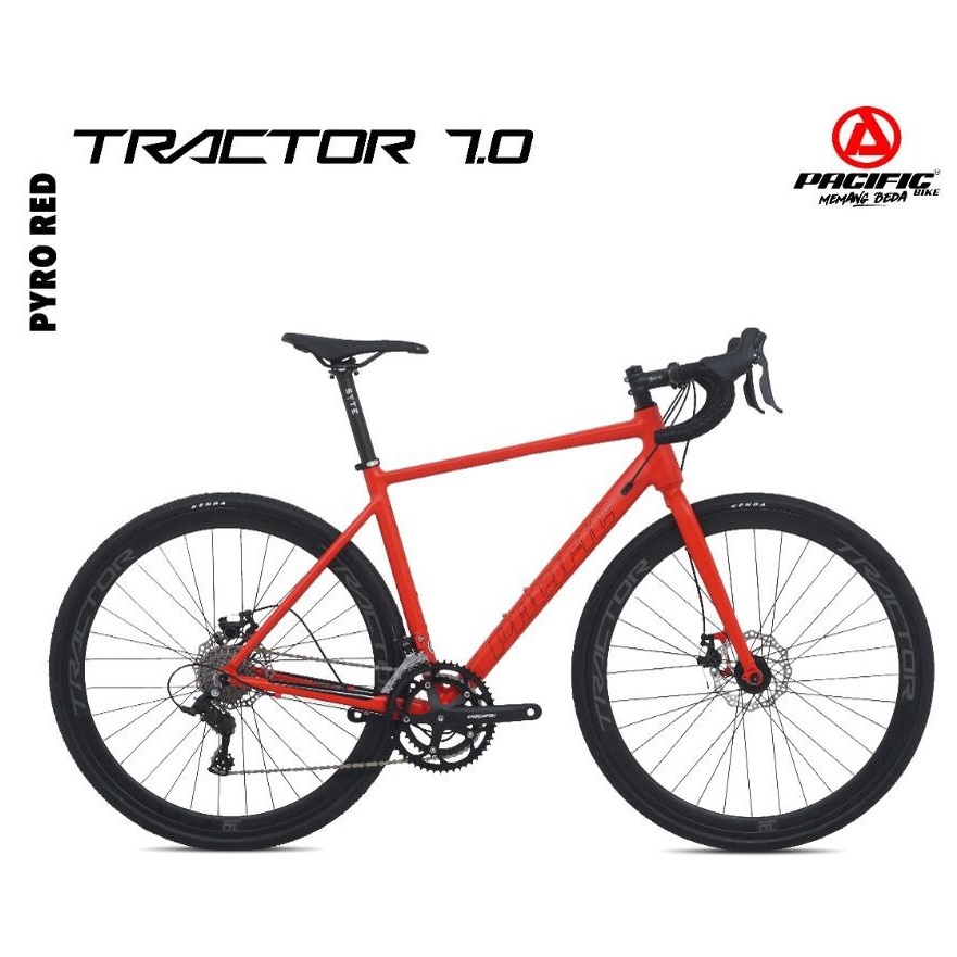 Sepeda Roadbike PACIFIC TRACTOR 7.0 Alloy 20 Speed Disc Balap 700C