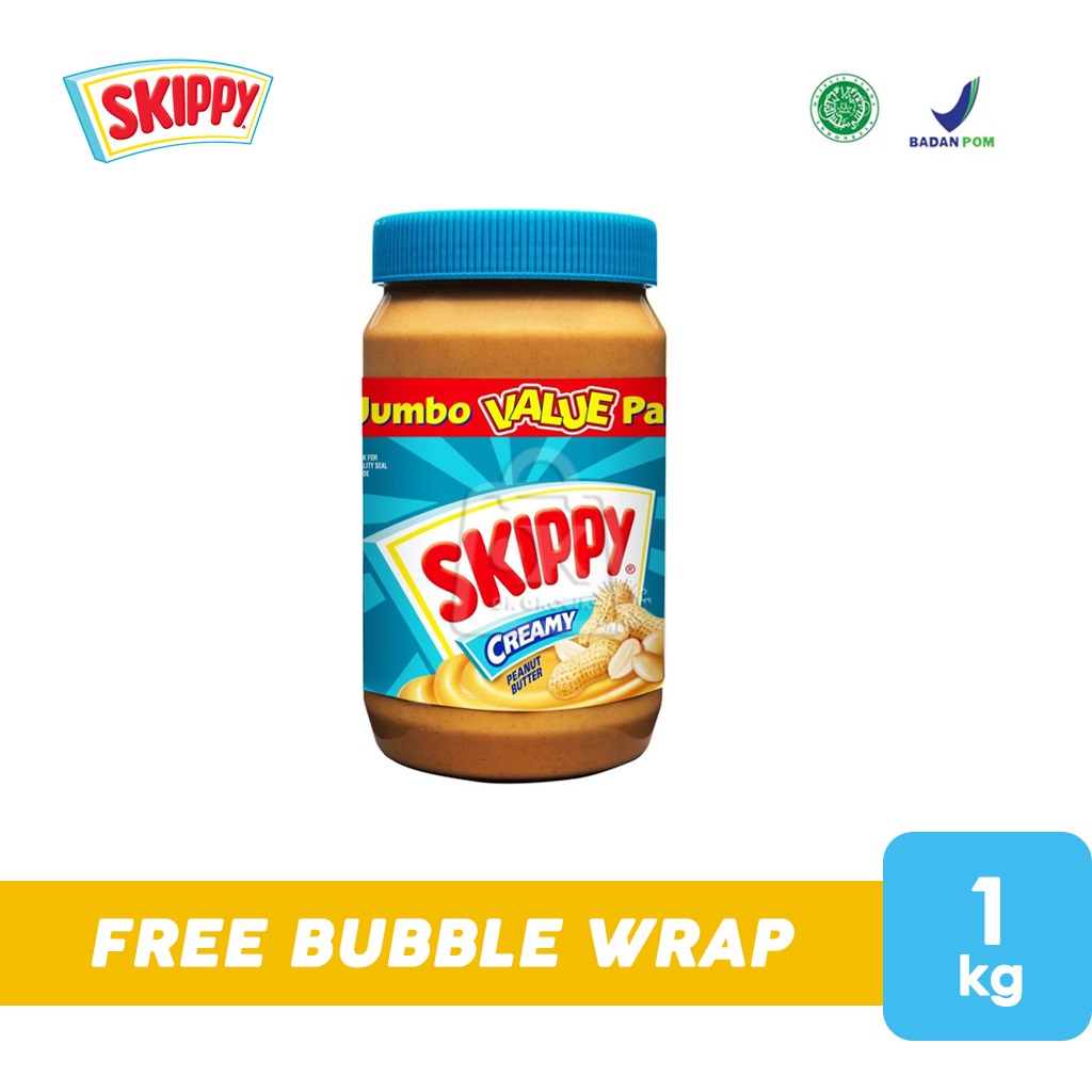 

Skippy Creamy Peanut Butter Selai Kacang (Botol Kaca 1 Kg)