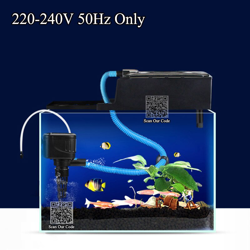 PreOrder Aquarium Multifunction Filter, internal filter pump +external filter box+Air