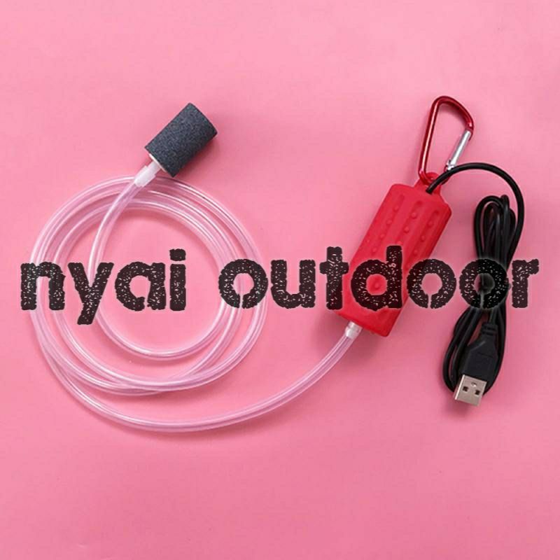 aerator dc usb power aquarium aerator umpan hidup pancing