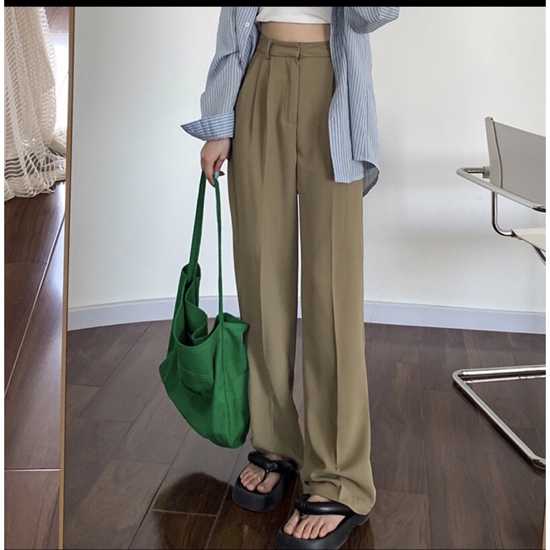 Celana Kulot wanita Highwaist, Celana wanita korea