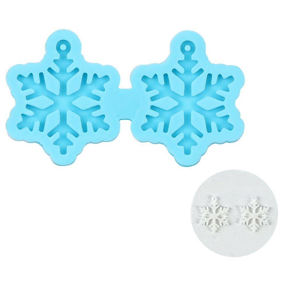 R-flower Earrings Resin Mold Handmade Gingerbread Man Alat Membuat Perhiasan Menjuntai Resin Silicone Mold