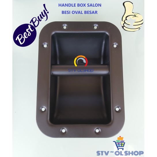 Handle Besi Box Speaker / Handle Salon Besi Oval Besar