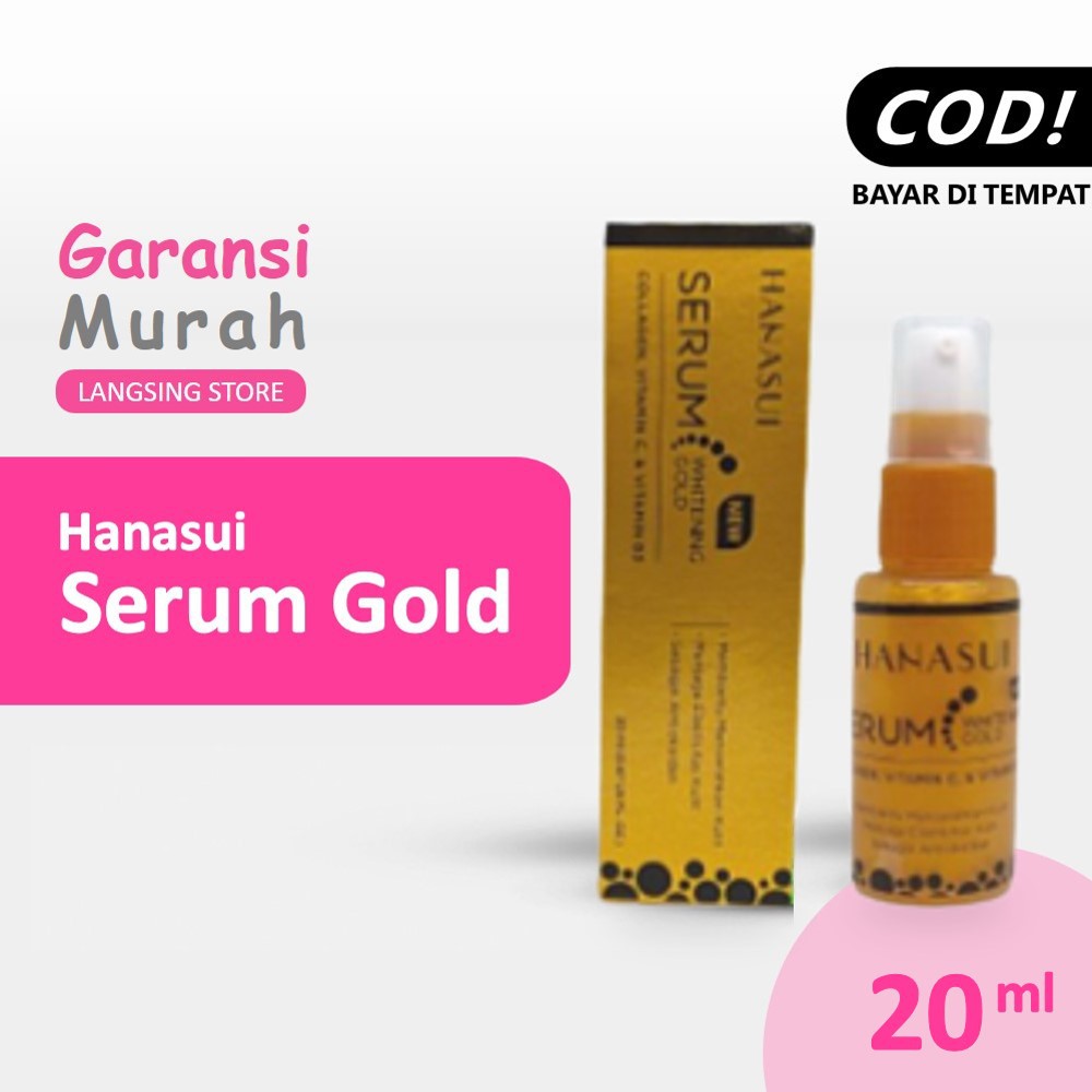 HANASUI SERUM GOLD PENCERAH WAJAH PERAWATAN KECANTIKAN WAJAH SERUM WAJAH HANASUI GOLD SERUM BPOM ORI