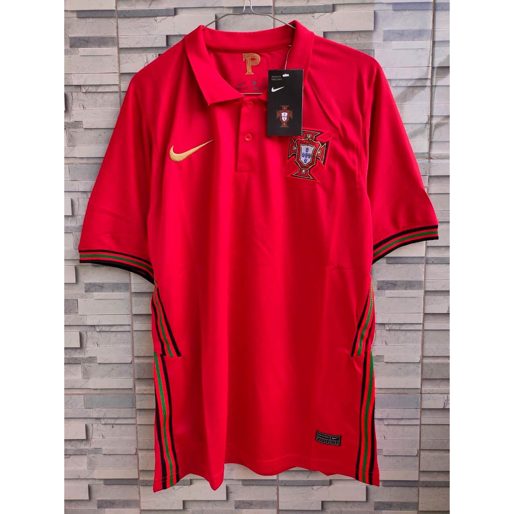 HQ JERSEY BOLA PORTUGALL HOME EU 2021 GO HIGH QUALITY IMPORT